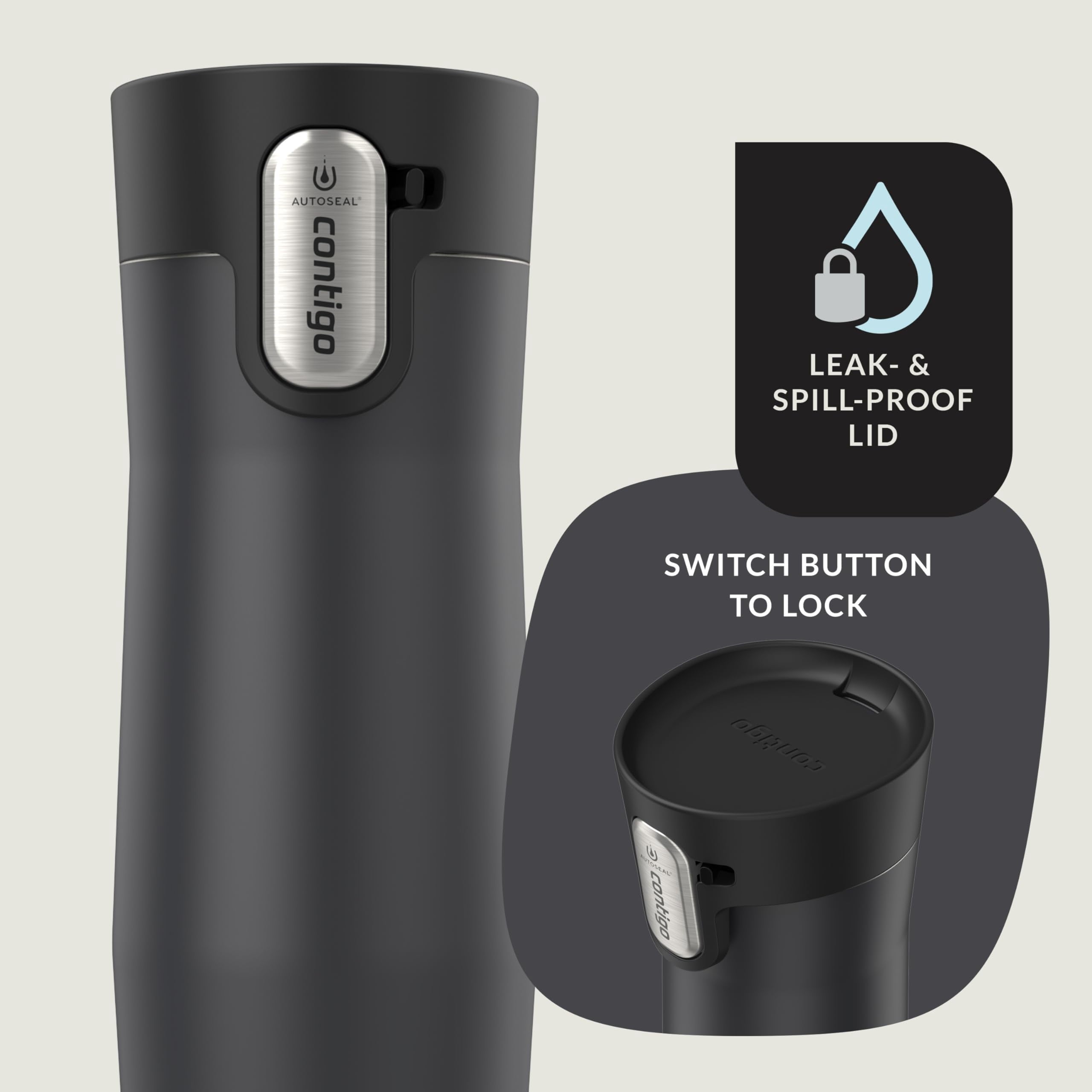 Autoseal West Loop Vacuum-insulated Stainless Steel Travel Mug With Easy-clean Lid 20 Oz Sake - N3O3