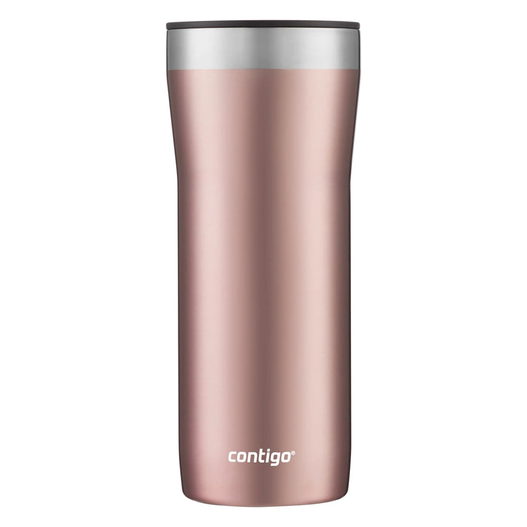 Contigo Streeterville Stainless Steel Tumbler with Plastic Straw and Splash-Proof Lid, Licorice, 32 fl. oz - 55VL