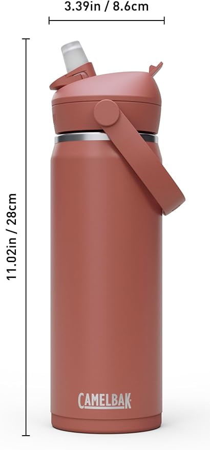 CamelBak Thrive™ Flip Straw Insulated Stainless Steel Water Bottle, 20oz, Moss - BU8T