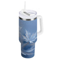 30 oz Insulated Stainless Steel Tumbler Double Wall Stainless Steel Tumbler with 2-Way Drinking Glass Mapleleaves - 6DC1