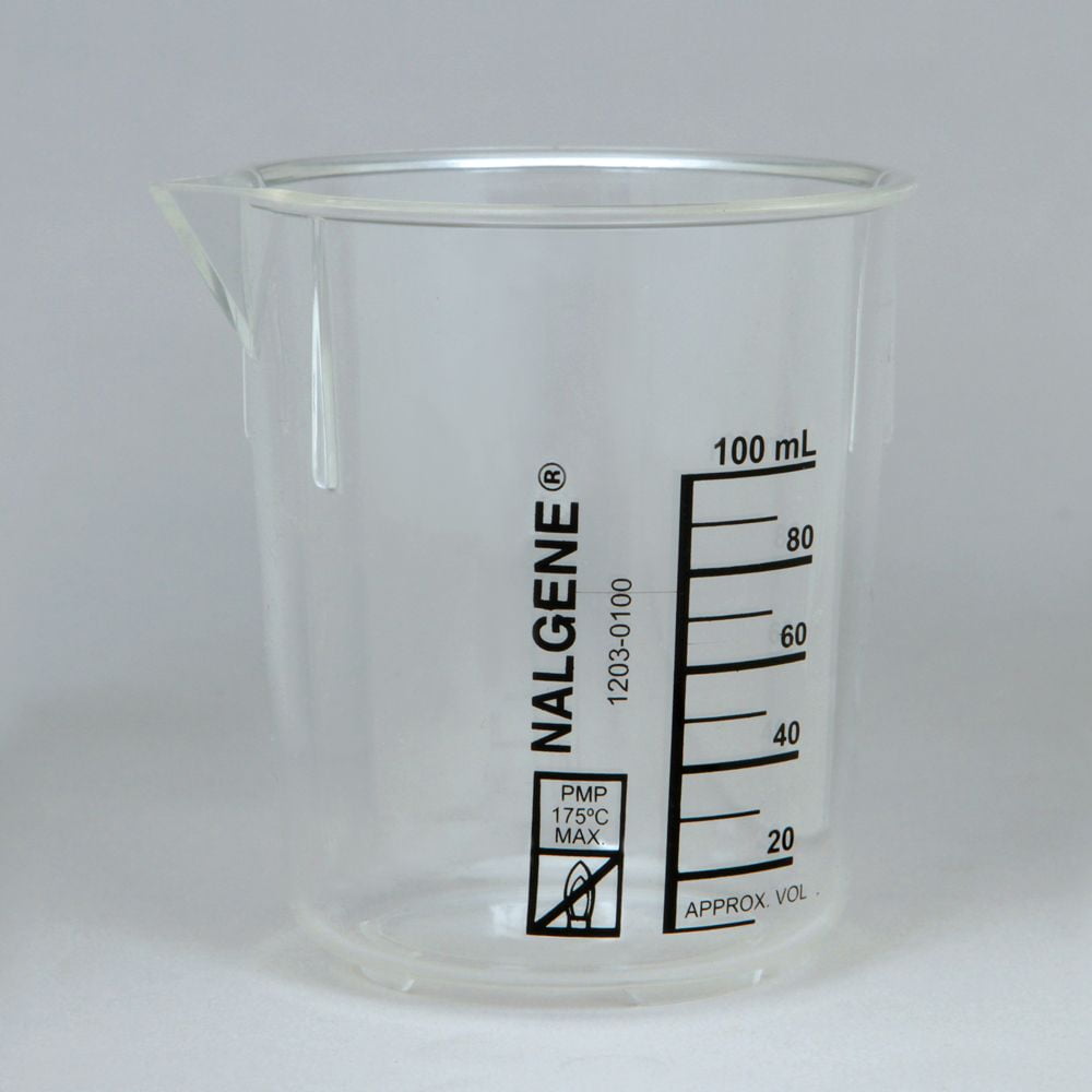 Nalgene Griffin Beaker, Low Form, Polymethylpentene, 100 Ml - 6JT2