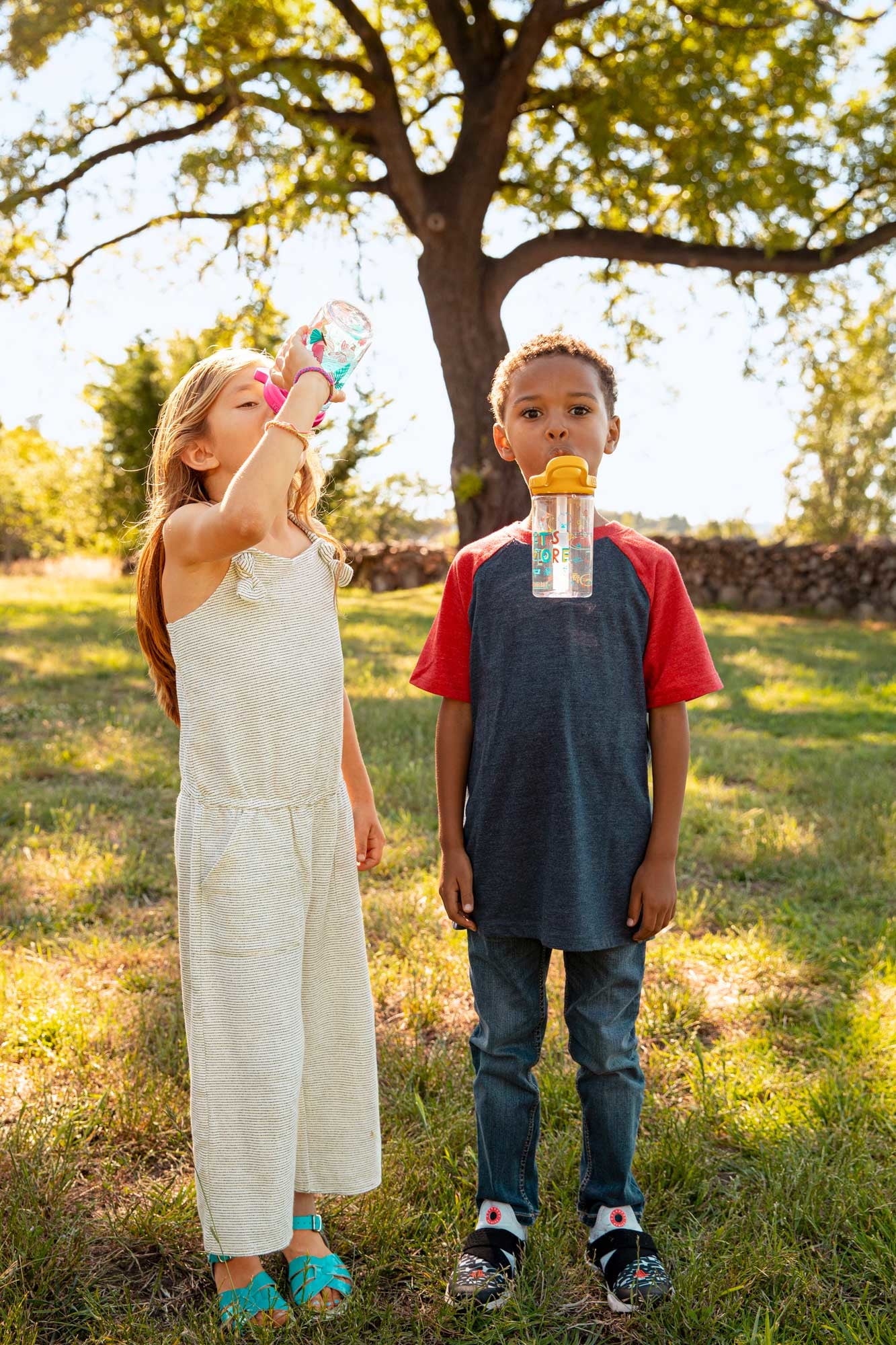 Camelbak Thrive™ Flip Straw Kids 14oz Bottle, Sharks and Rays - 2O9R