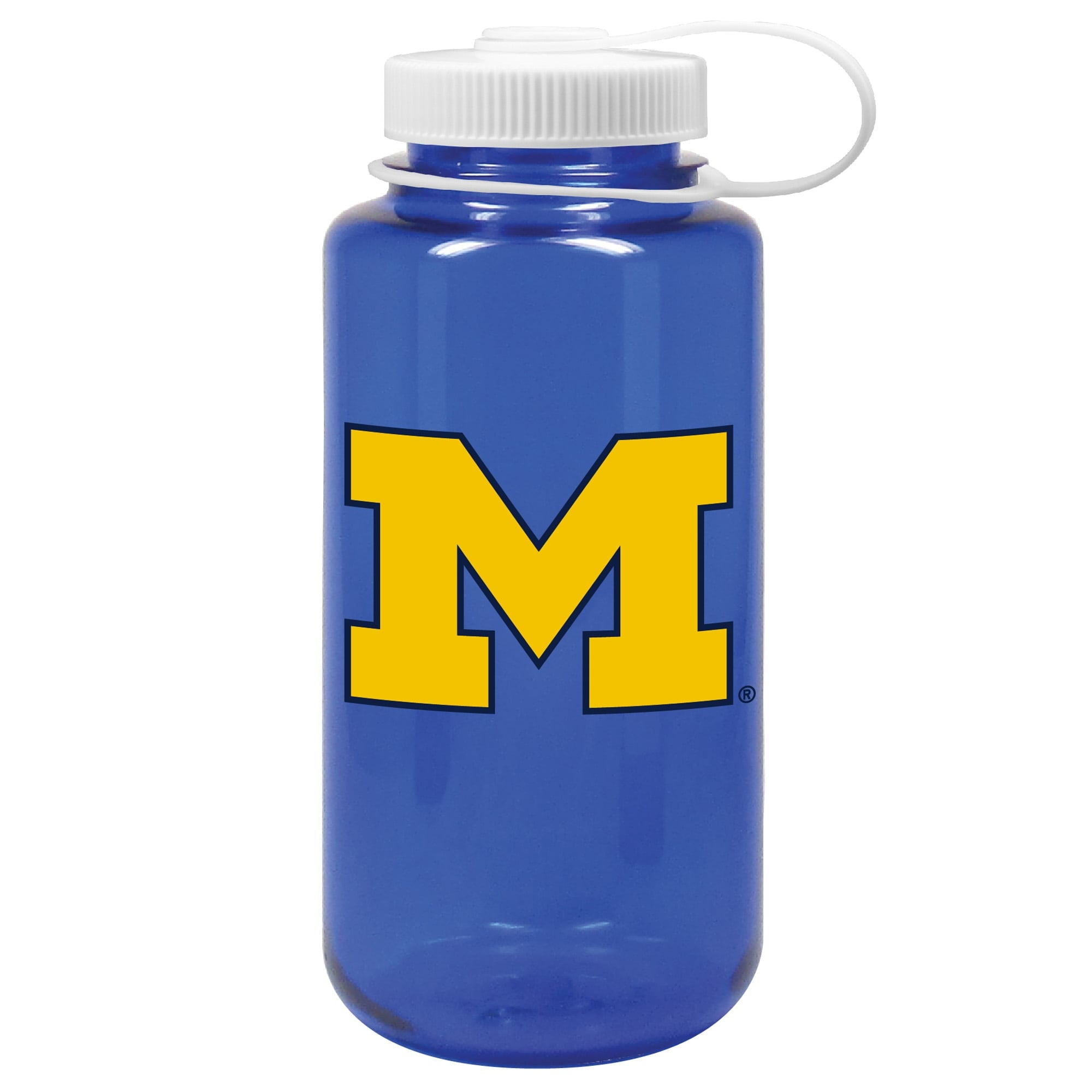 Navy Michigan Wolverines 32oz. Nalgene Sustainable Wide Mouth Water Bottle - 3YVE