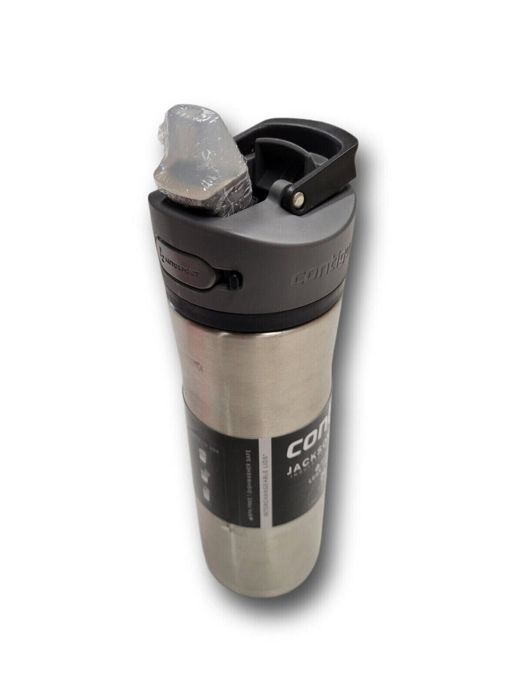 Contigo 20 oz. Jackson Chill 2.0 Water Bottle - Stainless Steel w/Licorice - 6G9T