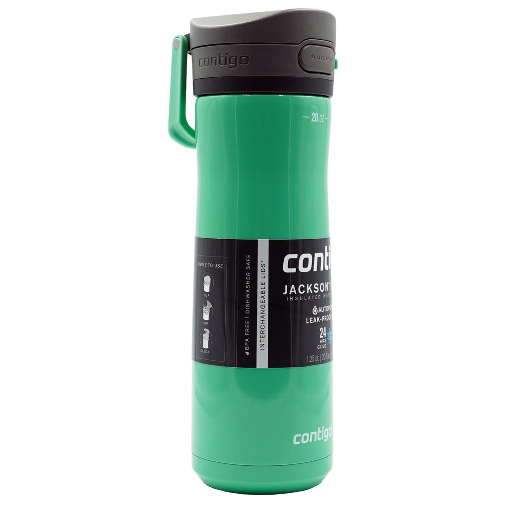 Contigo 20 oz. Jackson Chill 2.0 Water Bottle - Stainless Steel w/Licorice - 6G9T
