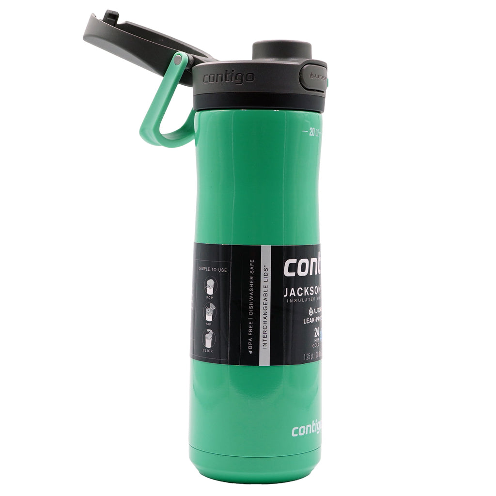 Contigo 20 oz. Jackson Chill 2.0 Water Bottle - Stainless Steel w/Licorice - 6G9T