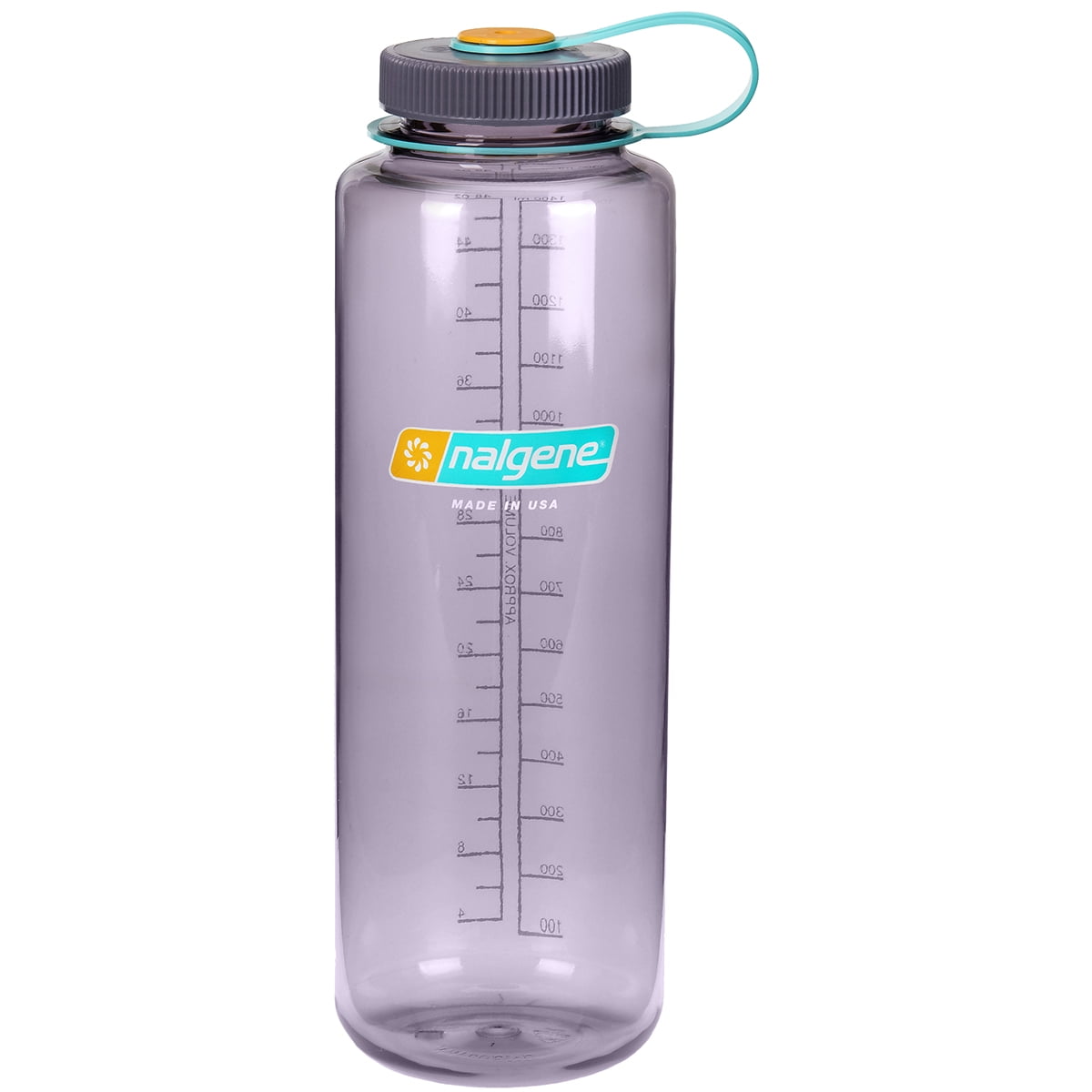 Nalgene Sustain Tritan BPA-Free Water Bottle Made with Material Derived from 50% Plastic Waste (using ISCC certified mass balance), 48 OZ, Wide Mouth, Blue - 8KWM