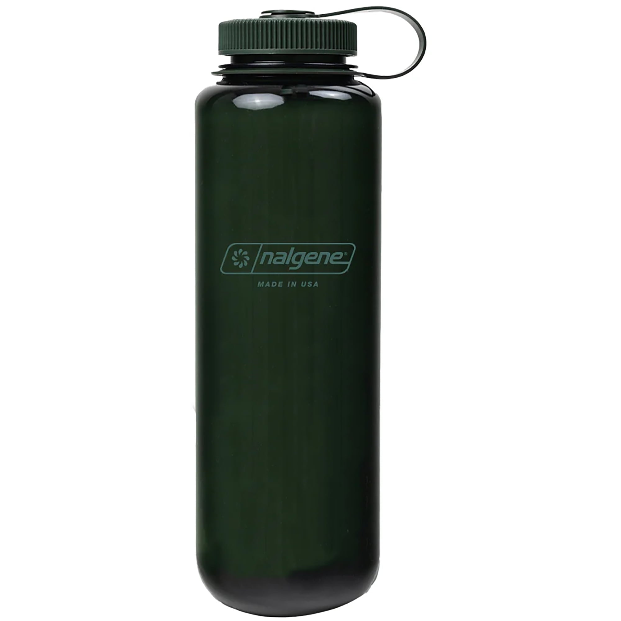Nalgene Sustain Tritan BPA-Free Water Bottle Made with Material Derived from 50% Plastic Waste (using ISCC certified mass balance), 48 OZ, Wide Mouth, Blue - 8KWM