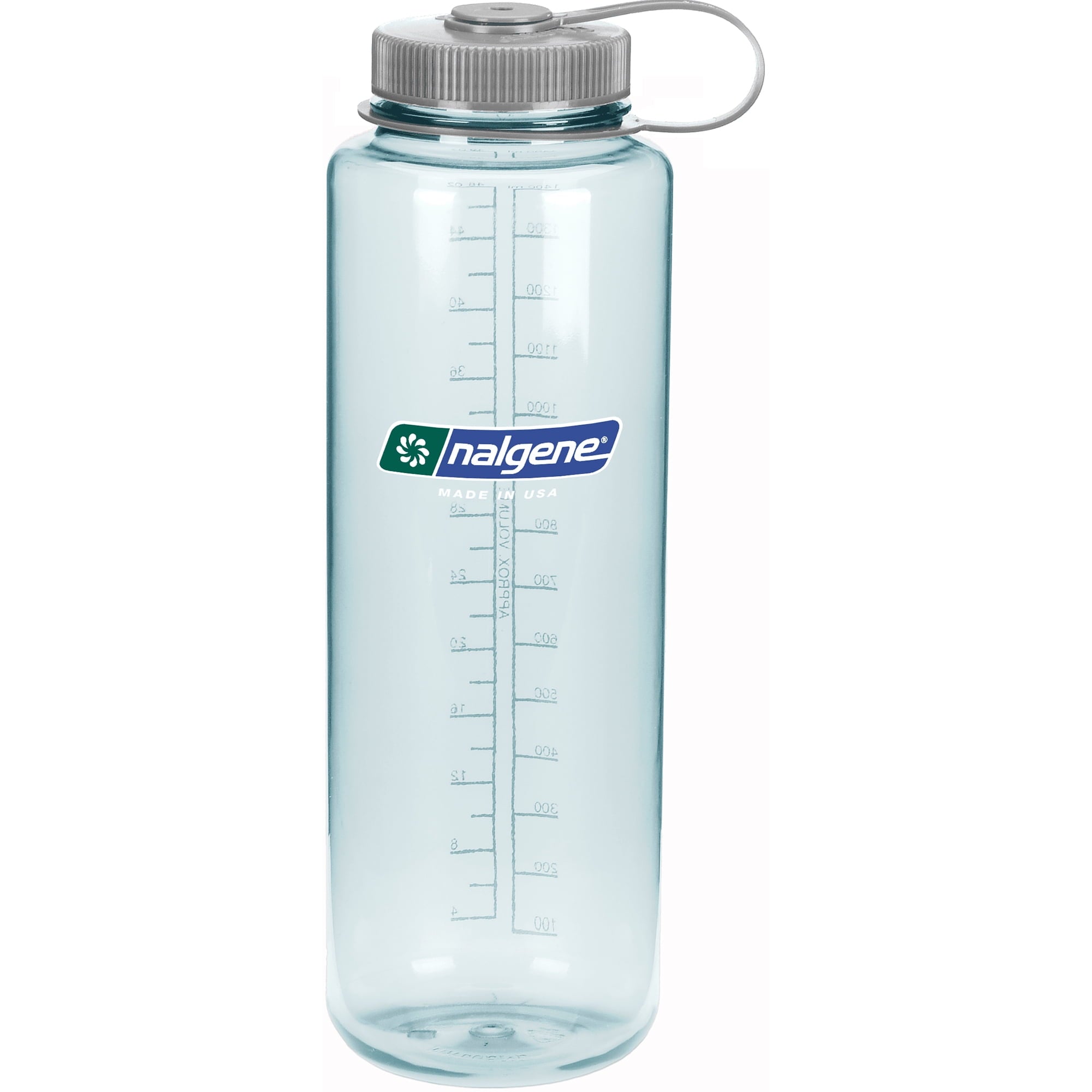Nalgene Sustain Tritan BPA-Free Water Bottle Made with Material Derived from 50% Plastic Waste (using ISCC certified mass balance), 48 OZ, Wide Mouth, Blue - 8KWM