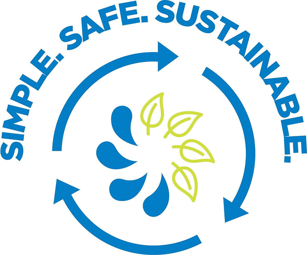 Nalgene Sustain Tritan BPA-Free Water Bottle Made with Material Derived from 50% Plastic Waste (using ISCC certified mass balance), 48 OZ, Wide Mouth, Blue - 8KWM