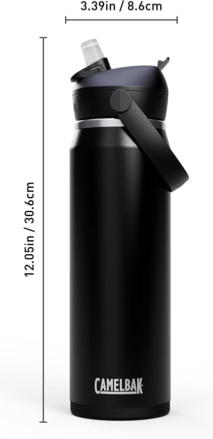 CamelBak Thrive™ Flip Straw Insulated Stainless Steel Water Bottle, 25 oz, Sierra Red - O9AJ