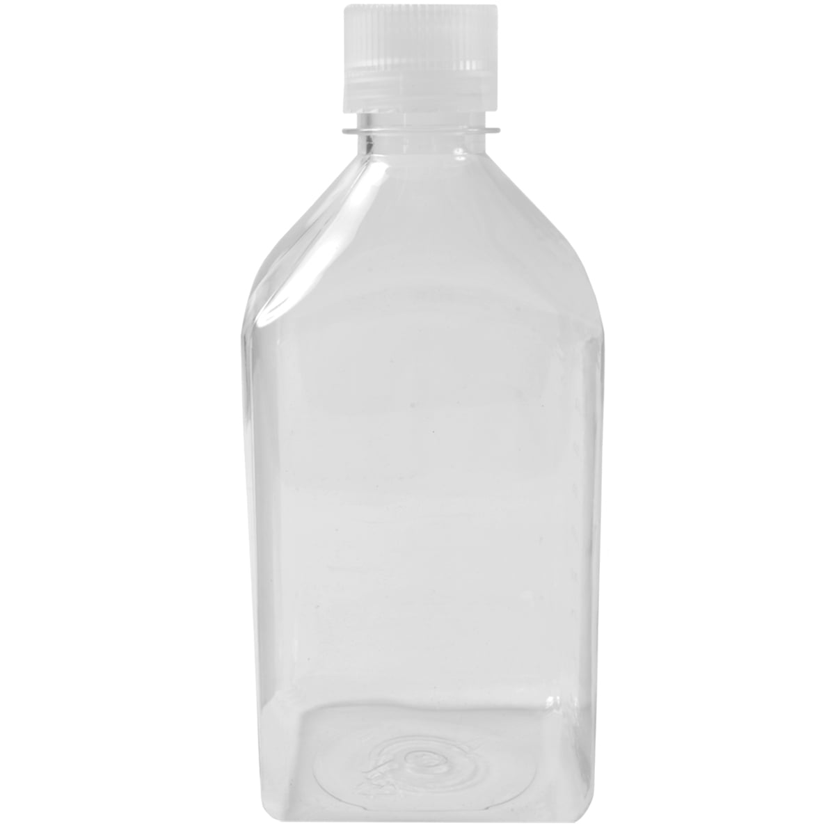 Nalgene Transparent Lexan Polycarbonate Square Storage Bottle - 8 oz. - Clear - CGL0