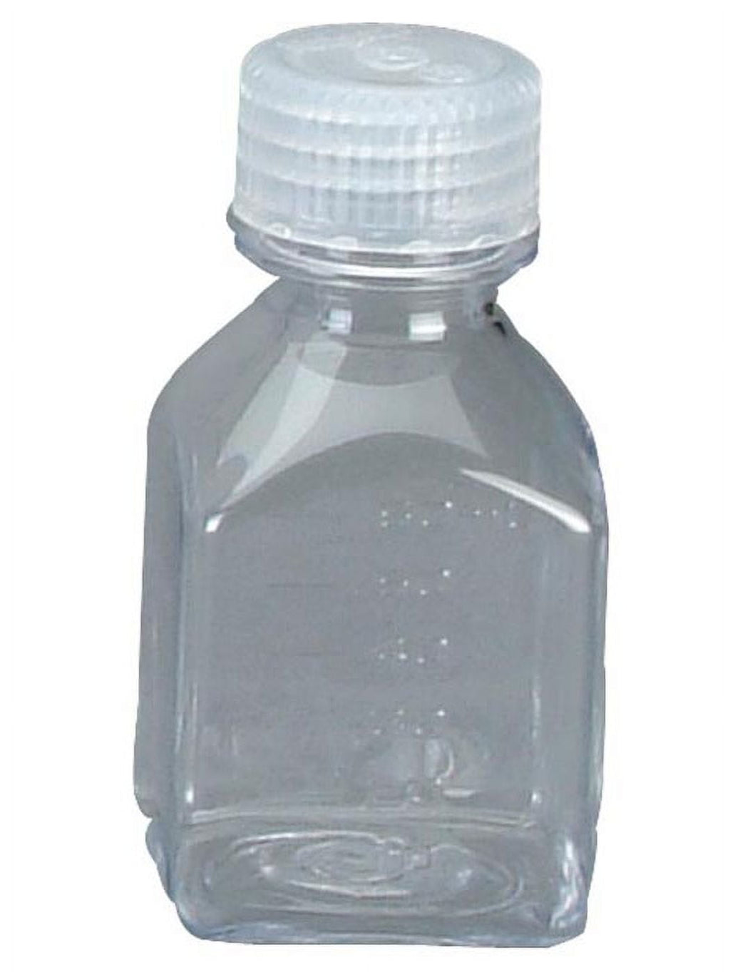 Nalgene Transparent Lexan Polycarbonate Square Storage Bottle - 8 oz. - Clear - CGL0