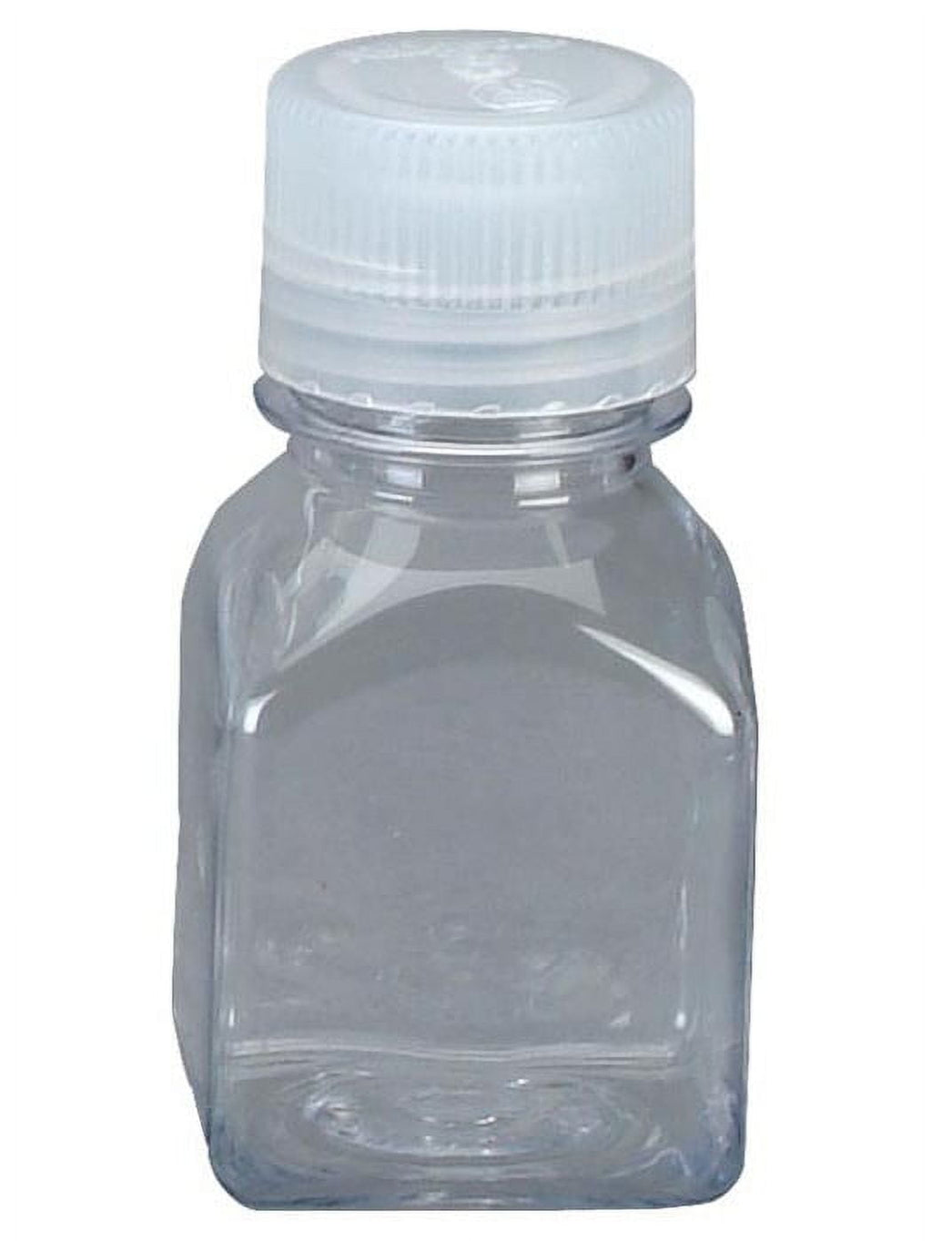 Nalgene Transparent Lexan Polycarbonate Square Storage Bottle - 8 oz. - Clear - CGL0