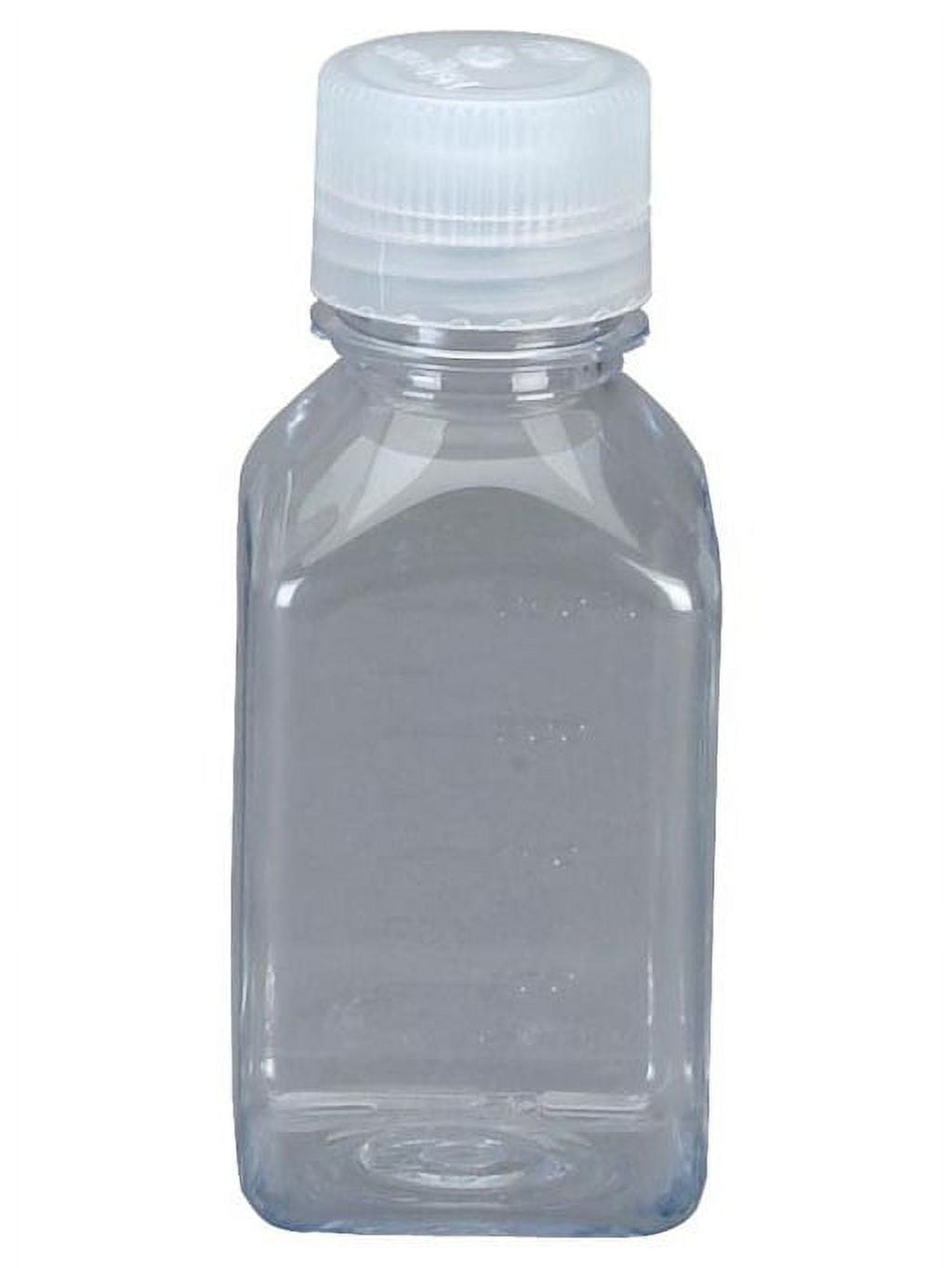 Nalgene Transparent Lexan Polycarbonate Square Storage Bottle - 8 oz. - Clear - CGL0