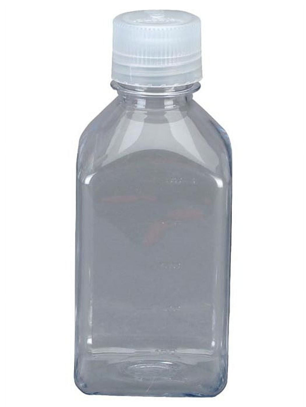 Nalgene Transparent Lexan Polycarbonate Square Storage Bottle - 8 oz. - Clear - CGL0