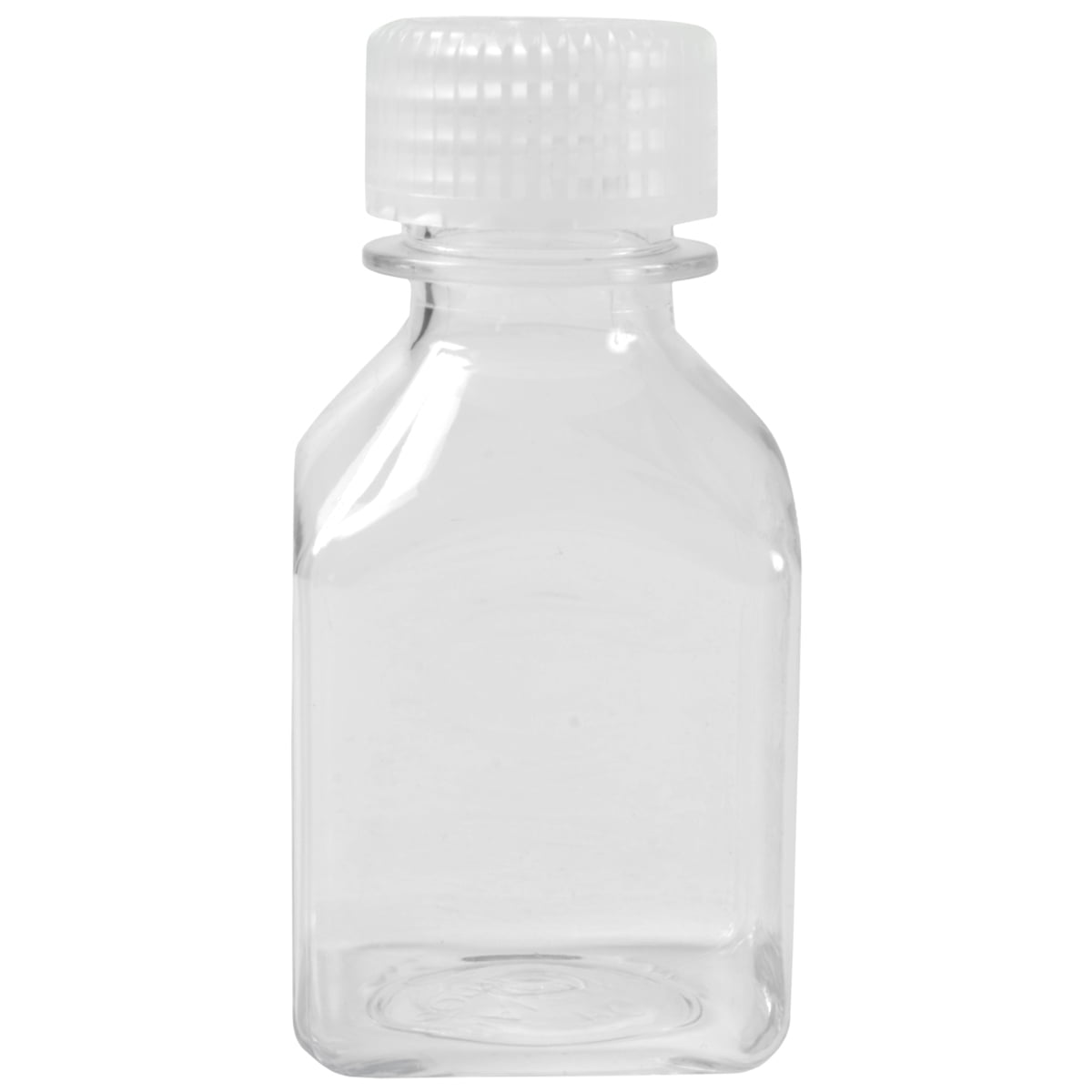 Nalgene Transparent Lexan Polycarbonate Square Storage Bottle - 8 oz. - Clear - CGL0