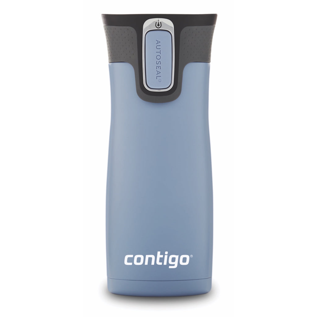 Contigo AUTOSEAL West Loop 2.0 Travel Mug, 16 oz., Stainless Steel with Black Button - INVB