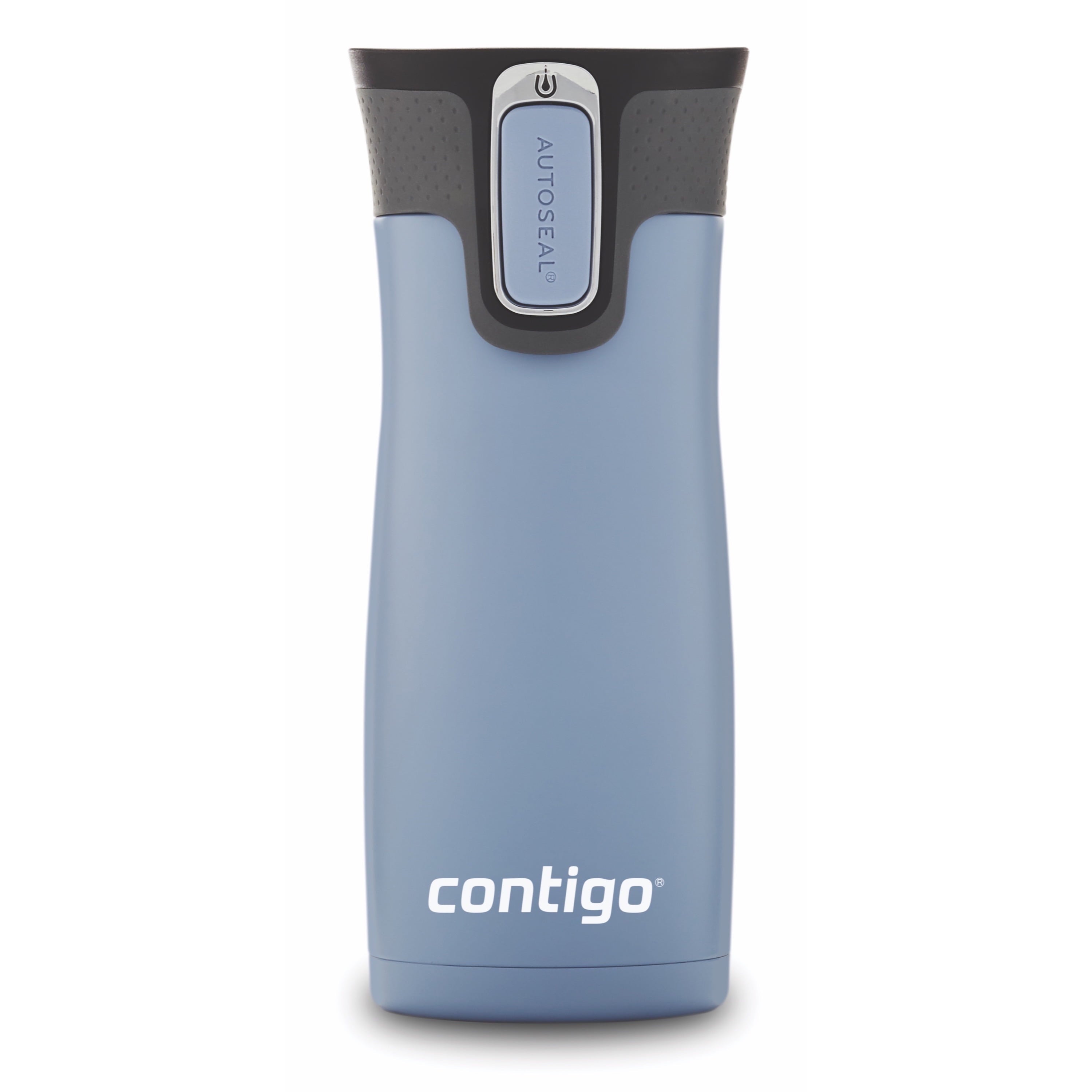 Contigo AUTOSEAL West Loop 2.0 Travel Mug, 16 oz., Stainless Steel with Black Button - INVB