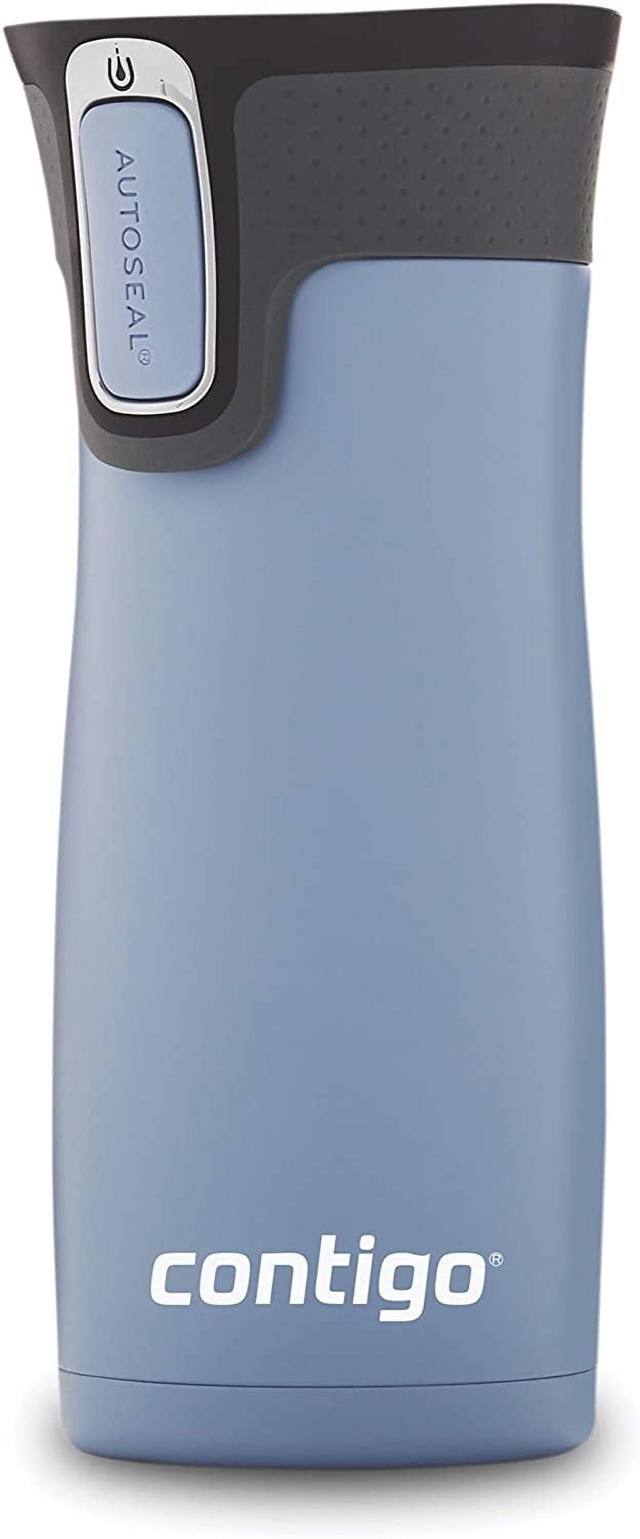 Contigo AUTOSEAL West Loop 2.0 Travel Mug, 16 oz., Stainless Steel with Black Button - INVB