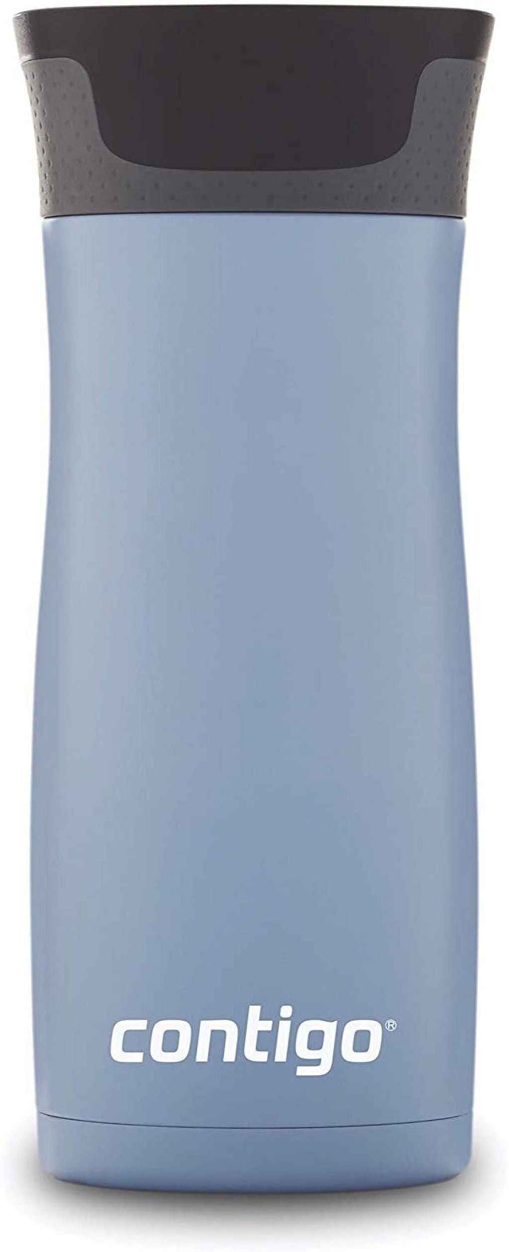 Contigo AUTOSEAL West Loop 2.0 Travel Mug, 16 oz., Stainless Steel with Black Button - INVB