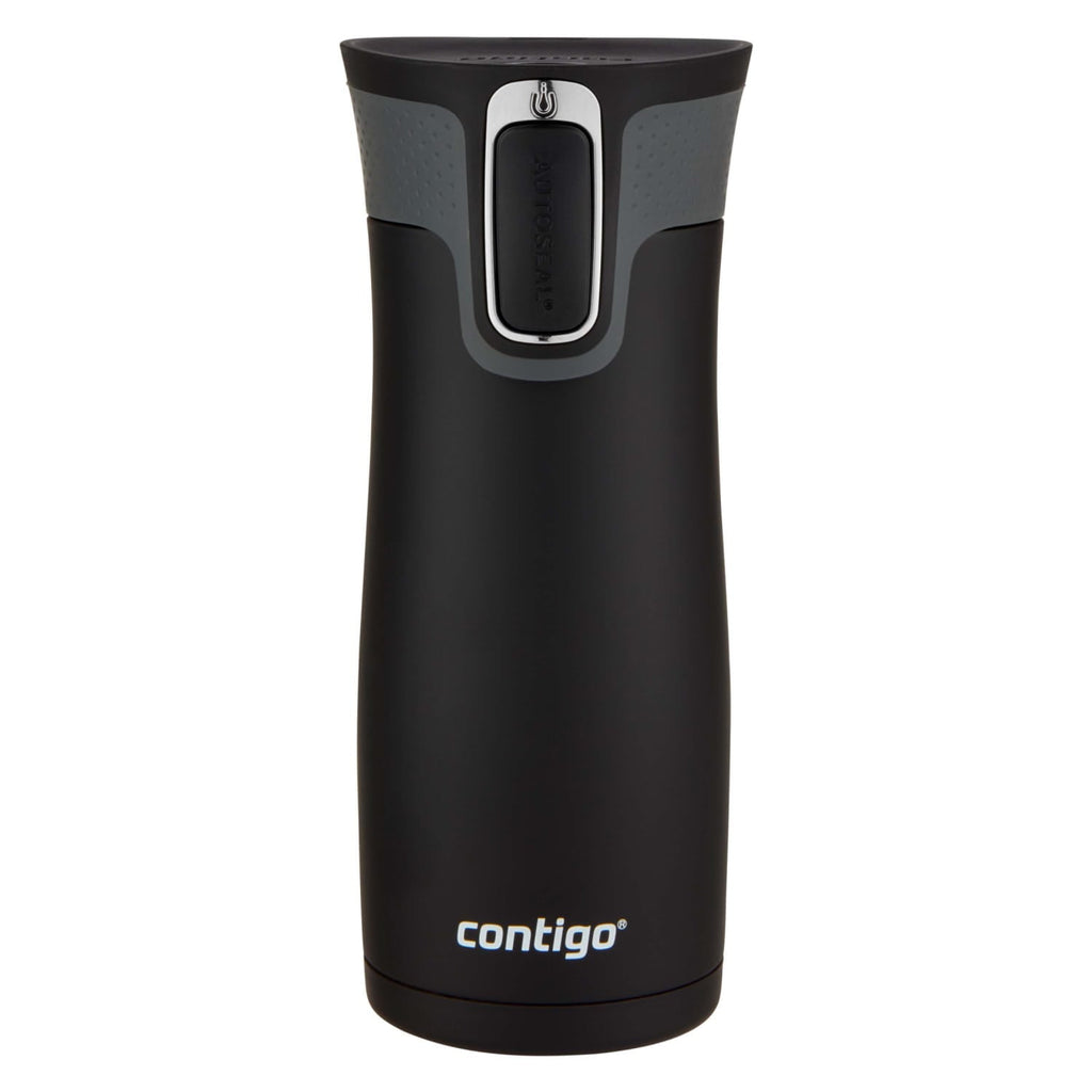 Contigo AUTOSEAL West Loop 2.0 Travel Mug, 16 oz., Stainless Steel with Black Button - INVB