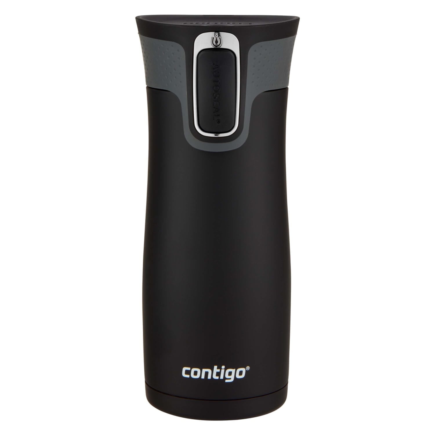 Contigo AUTOSEAL West Loop 2.0 Travel Mug, 16 oz., Stainless Steel with Black Button - INVB