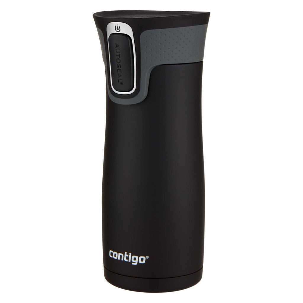 Contigo AUTOSEAL West Loop 2.0 Travel Mug, 16 oz., Stainless Steel with Black Button - INVB