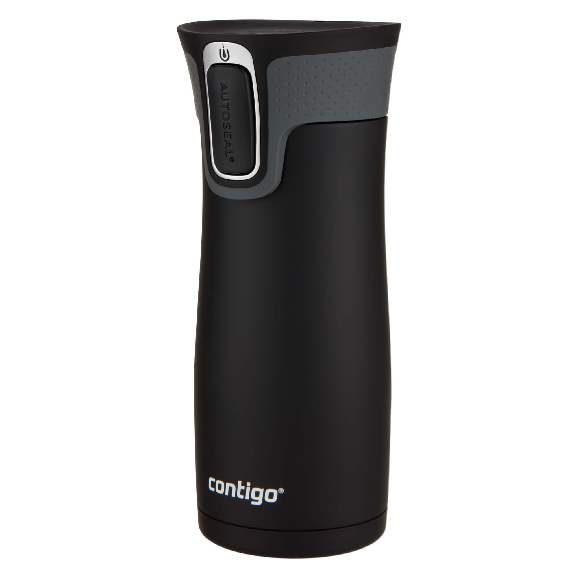 Contigo AUTOSEAL West Loop 2.0 Travel Mug, 16 oz., Stainless Steel with Black Button - INVB