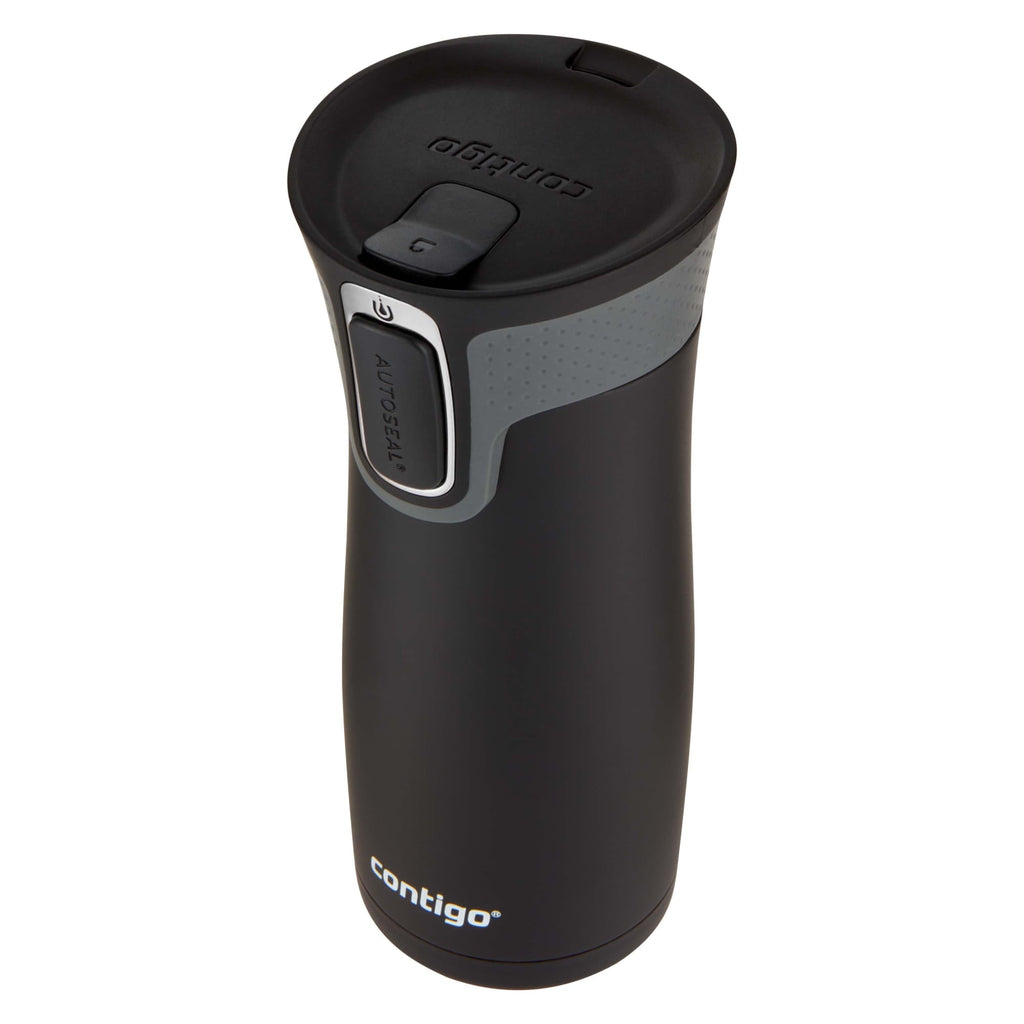 Contigo AUTOSEAL West Loop 2.0 Travel Mug, 16 oz., Stainless Steel with Black Button - INVB