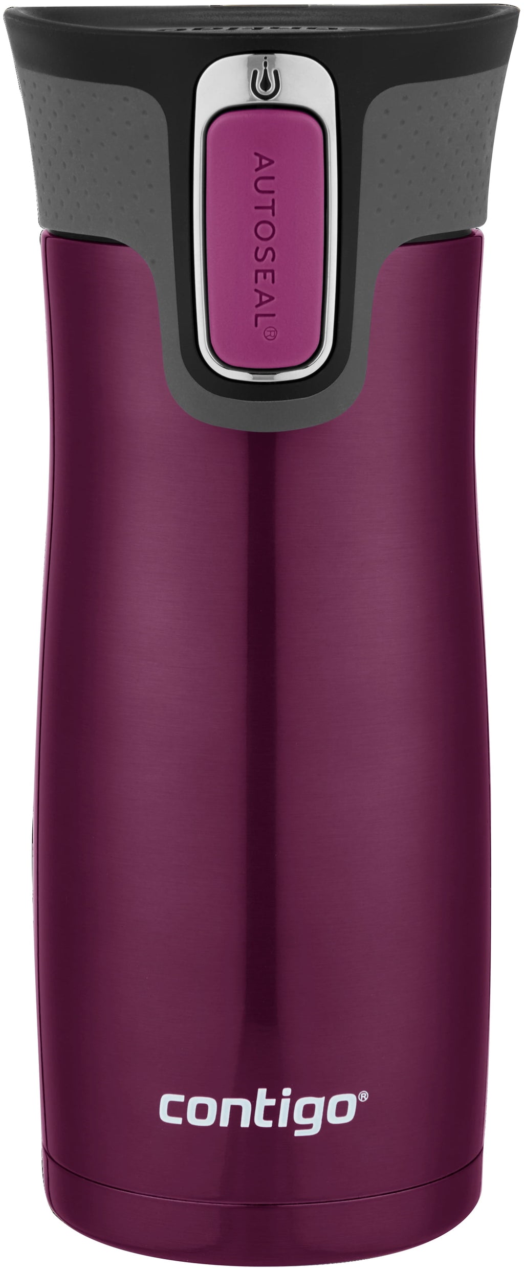 Contigo AUTOSEAL West Loop 2.0 Travel Mug, 16 oz., Stainless Steel with Black Button - INVB