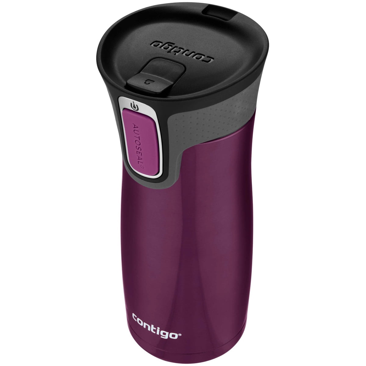 Contigo AUTOSEAL West Loop 2.0 Travel Mug, 16 oz., Stainless Steel with Black Button - INVB