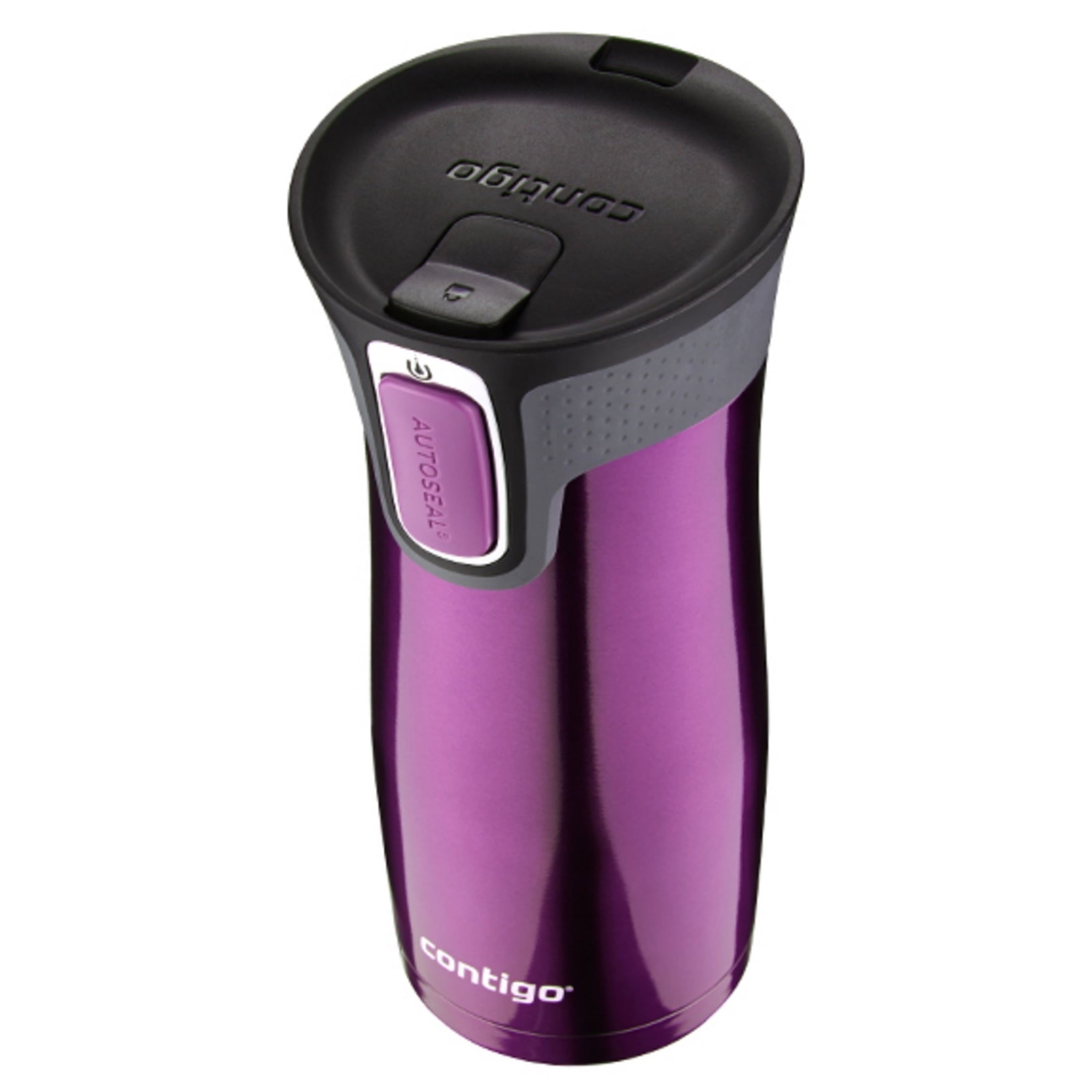 Contigo AUTOSEAL West Loop 2.0 Travel Mug, 16 oz., Stainless Steel with Black Button - INVB