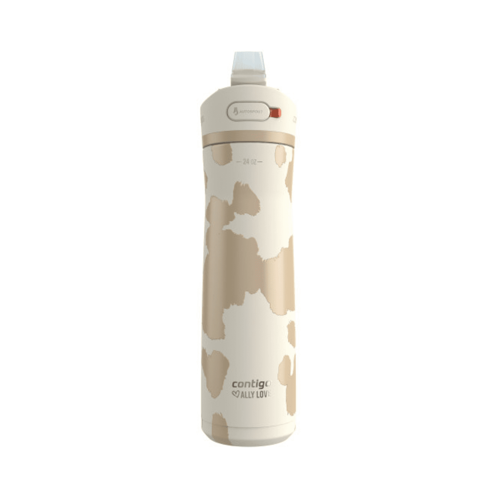 Contigo x Ally Love Ashland Chill 2.0 Stainless Steel Water Bottle with Autospout Lid, 24 oz, Oatmilk - VO1D