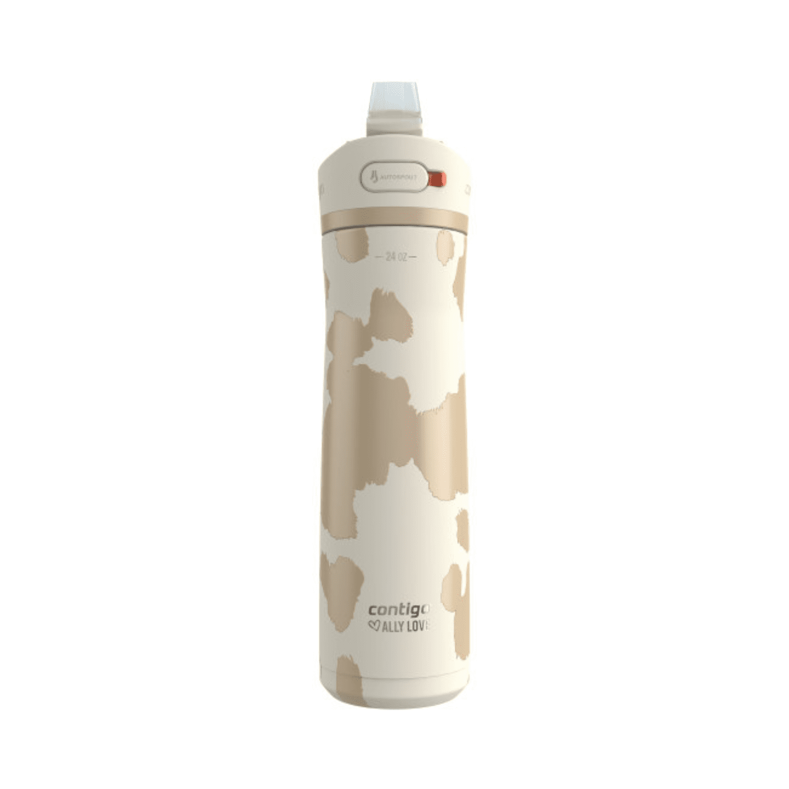 Contigo x Ally Love Ashland Chill 2.0 Stainless Steel Water Bottle with Autospout Lid, 24 oz, Oatmilk - VO1D