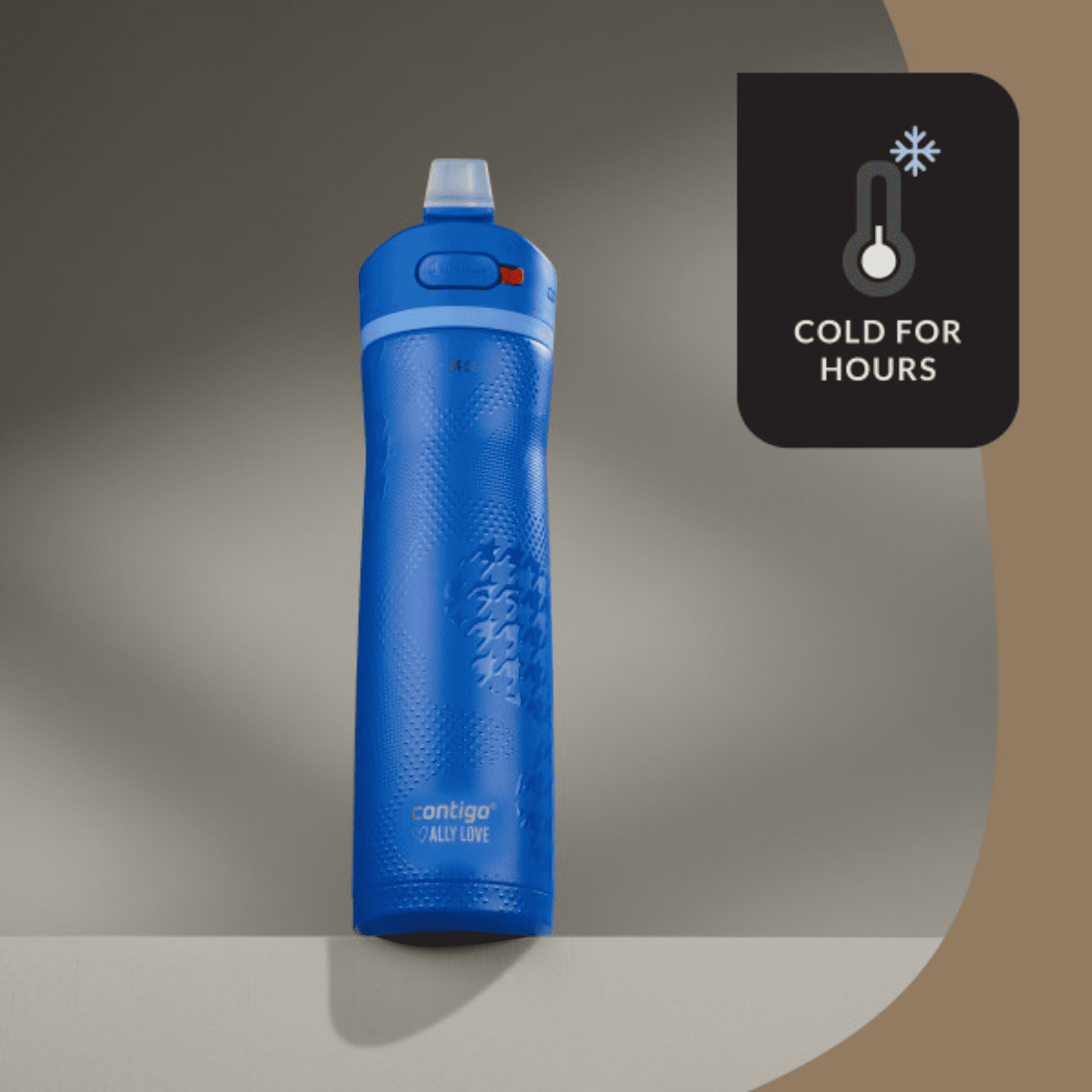 Contigo x Ally Love Ashland Chill 2.0 Stainless Steel Water Bottle with Autospout Lid, 24 oz, Oatmilk - VO1D