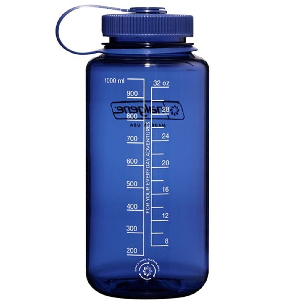 Nalgene Sustain 32 oz. Wide Mouth Water Bottle - Indigo - BYRM