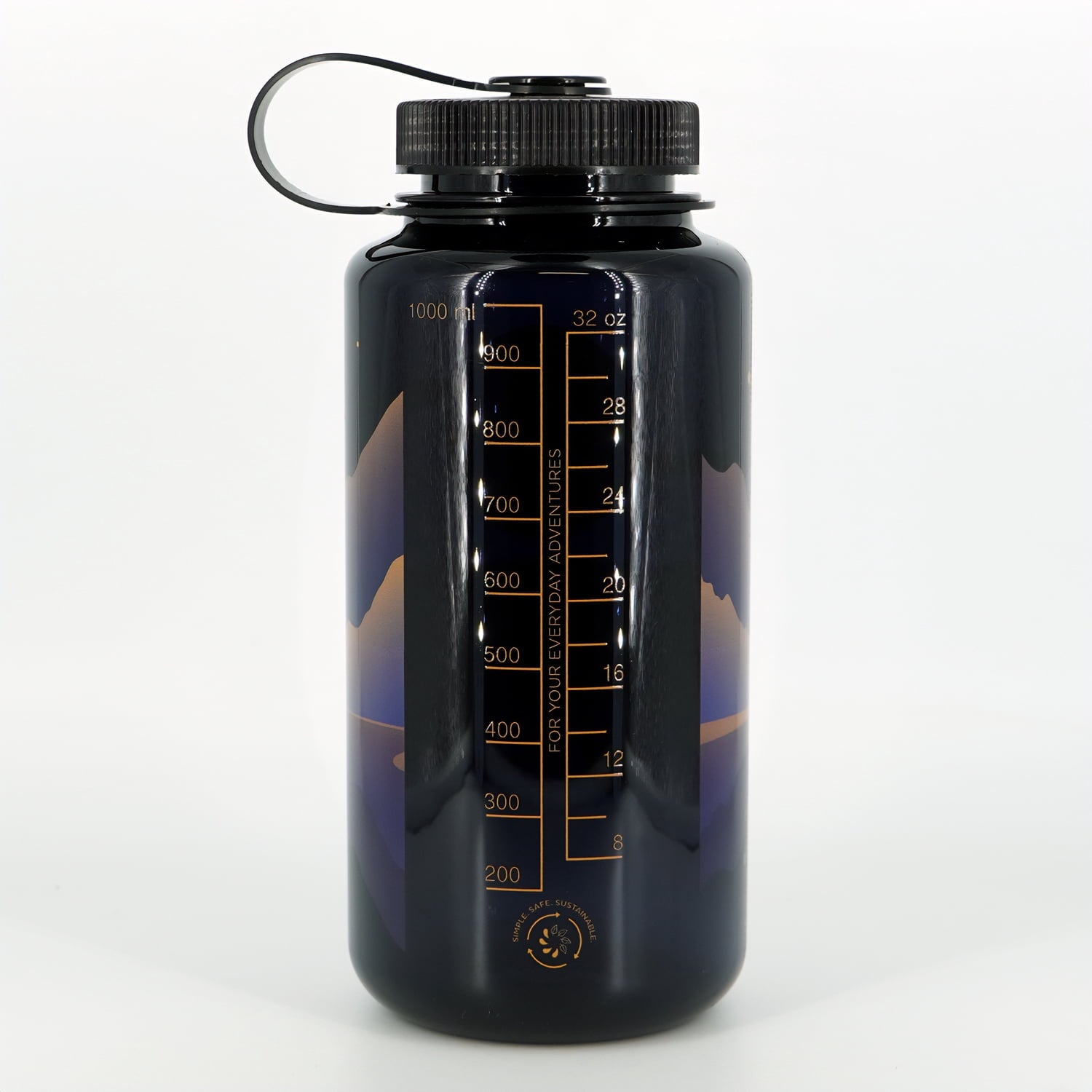 Nalgene Sustain 32 oz. Wide Mouth Water Bottle - Indigo - BYRM