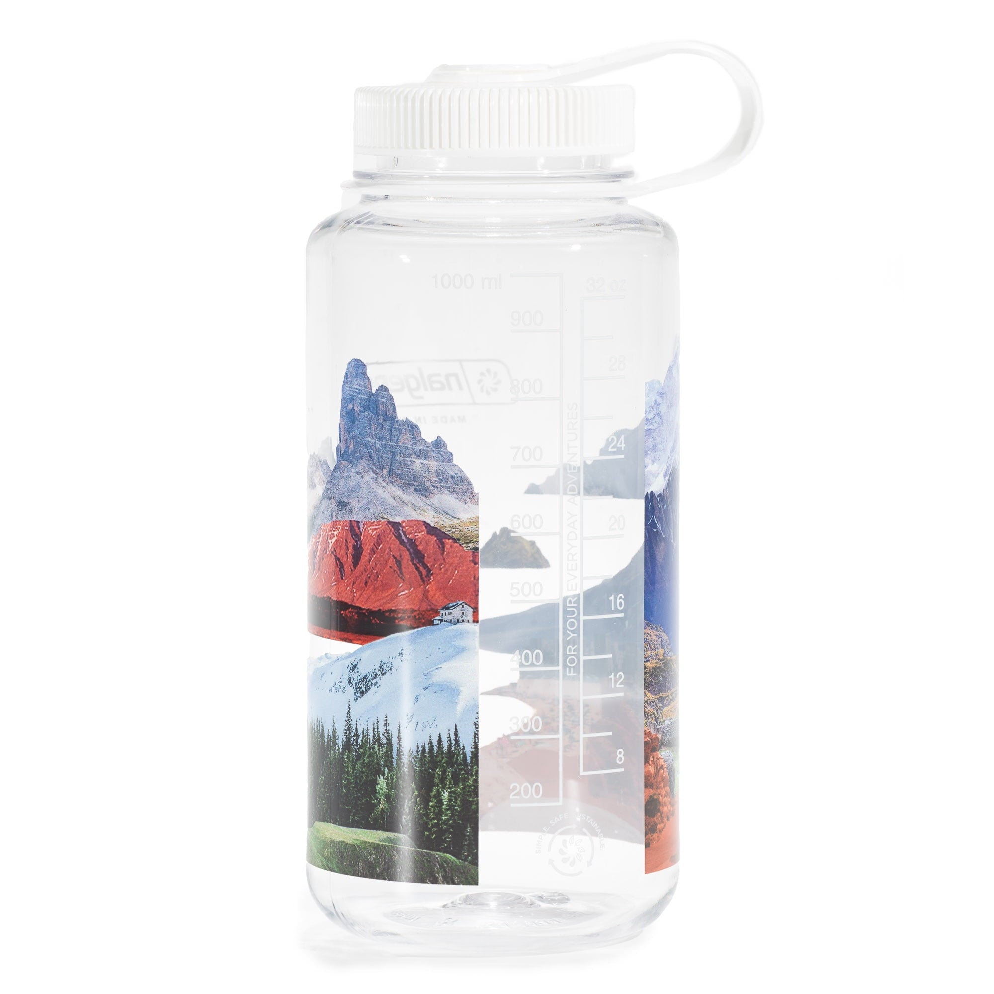 Nalgene Sustain 32 oz. Wide Mouth Water Bottle - Indigo - BYRM