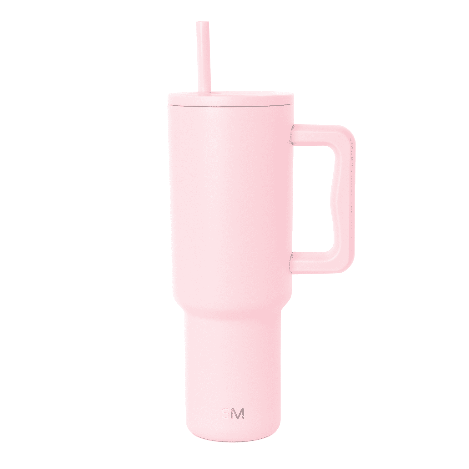Simple Modern 40 fl oz Insulated Stainless Steel Trek Tumbler with Straw Lid | Blush - XDTJ