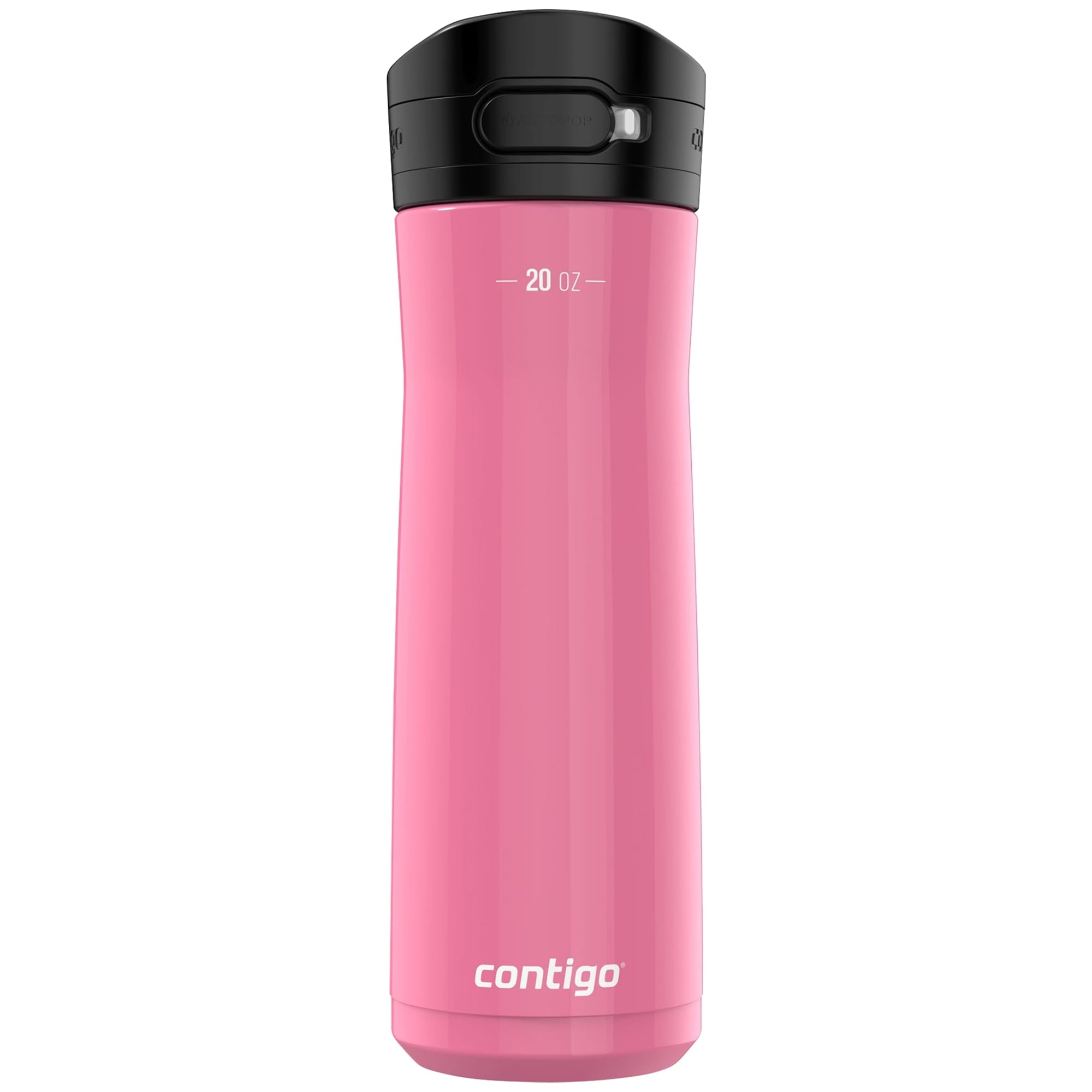 Contigo Jackson Chill 2.0 Stainless Steel Water Bottle with AUTOPOP Lid, 20 Ounces, Azalea - 4859