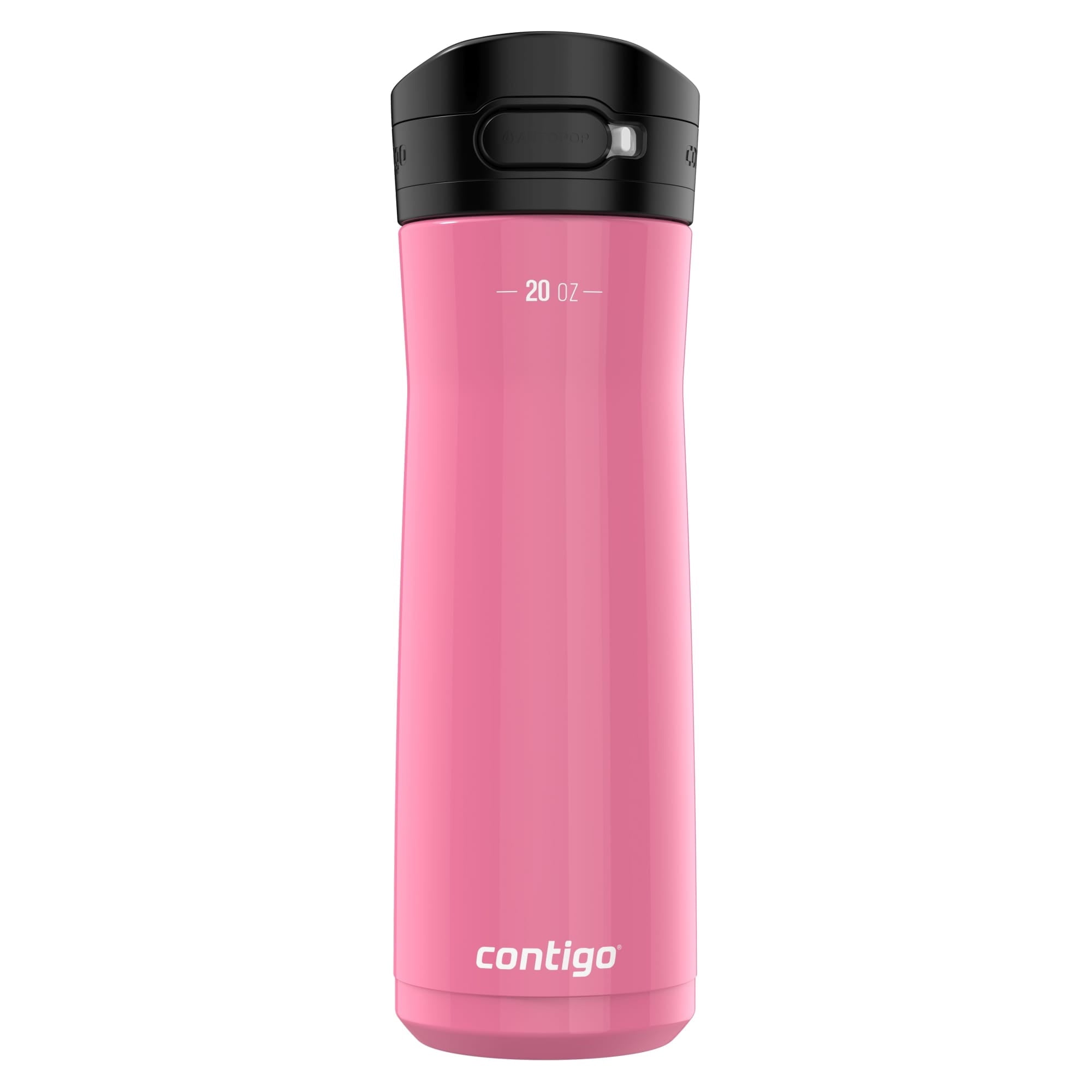 Contigo Jackson Chill 2.0 Stainless Steel Water Bottle with AUTOPOP Lid, 20 Ounces, Azalea - 4859