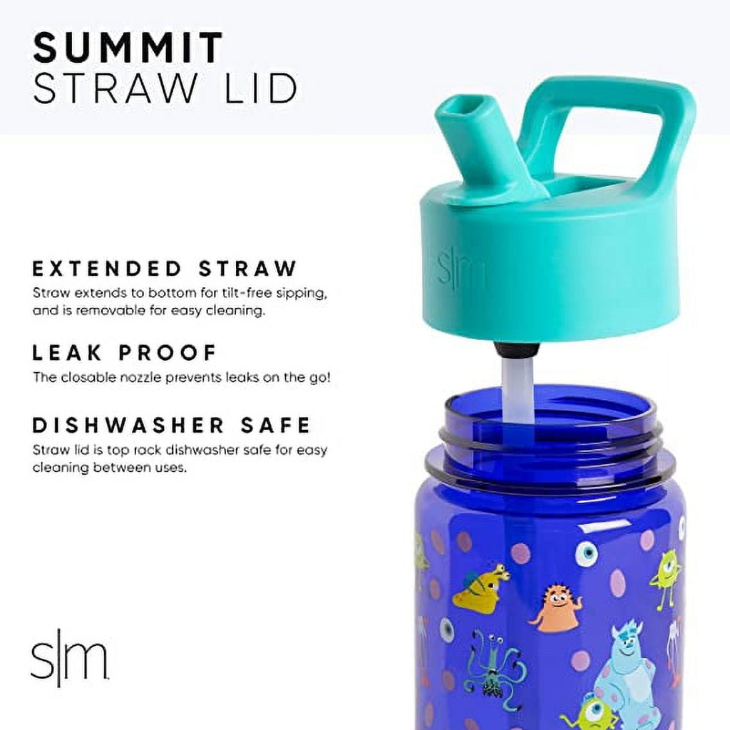 Simple Modern Summit Water Bottle Straw Lid Vacuum Insulated Stainless Steel Bottle | 14 fl oz - GO50