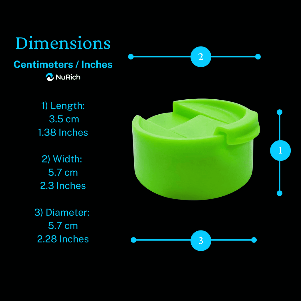 NuRich Hydro Wide Mouth Flip and Sip Replacement Coffee Lid or Cap Accessories Compatible with Hydroflask, Nalgene, and Many More Top Water Bottle Brands Sizes 12 16 18 20 32 40 64 Ounce - H913