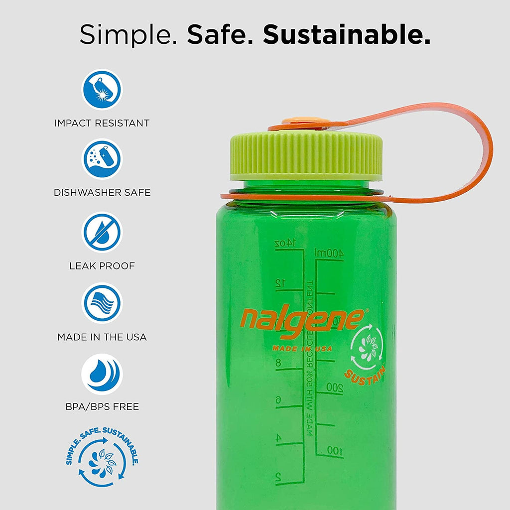 Nalgene 16oz Wide Mouth Sustain Bottle - YLW5