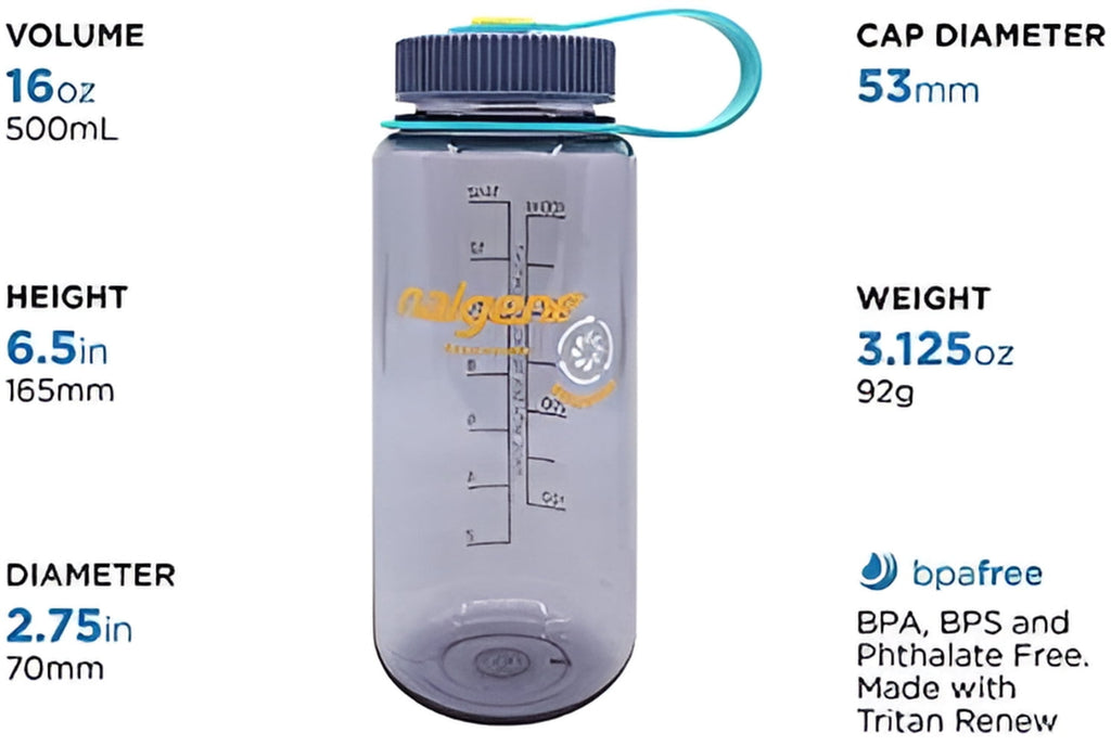 Nalgene 16oz Wide Mouth Sustain Bottle - YLW5