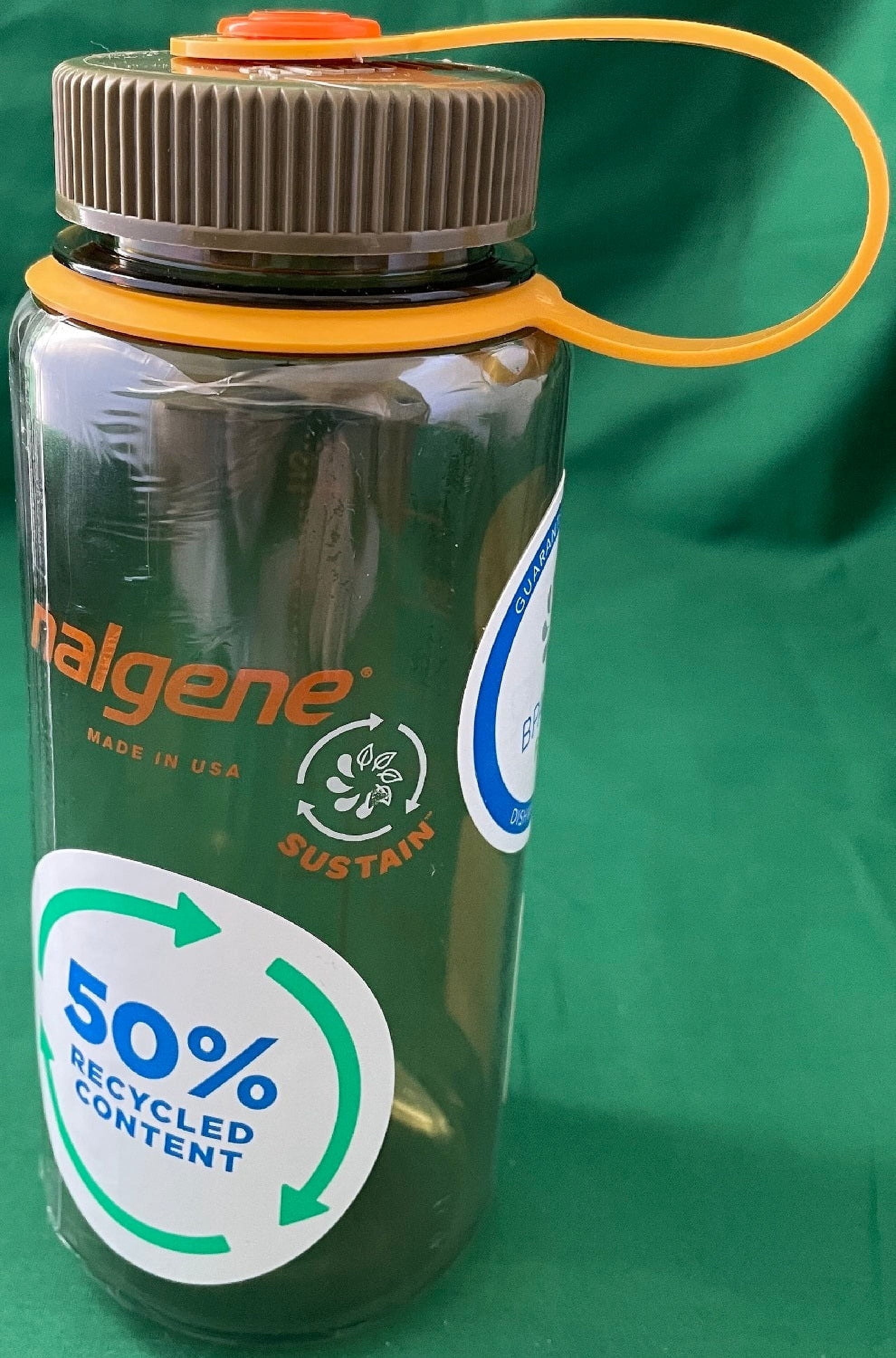 Nalgene 16oz Wide Mouth Sustain Bottle - YLW5