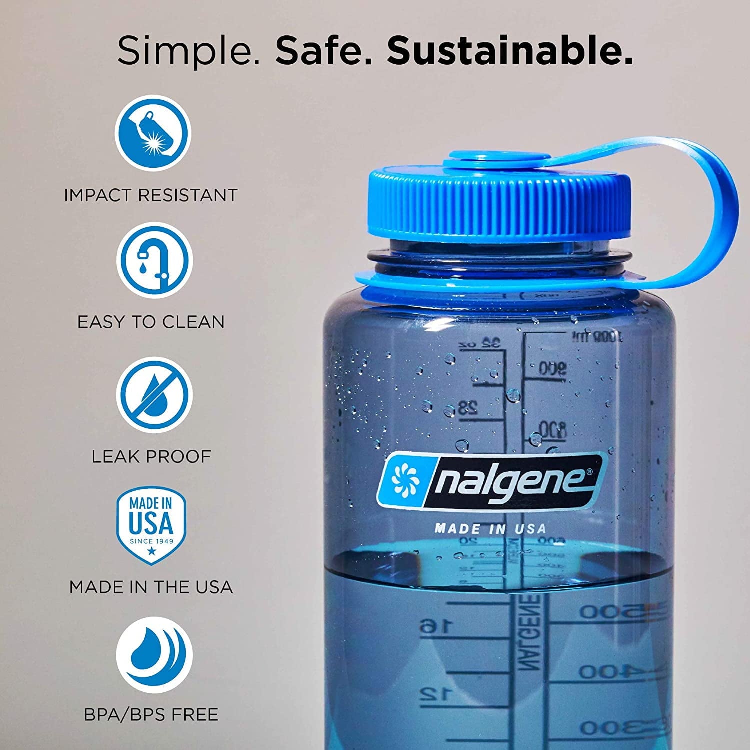 Nalgene 16oz Wide Mouth Sustain Bottle - YLW5