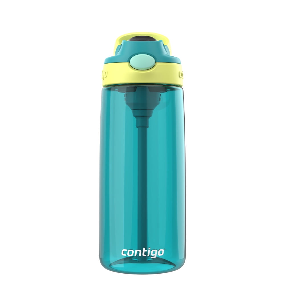 Contigo Kid's 20 oz. AutoSpout Straw Water Bottle - Juniper/Limelight - 2O70