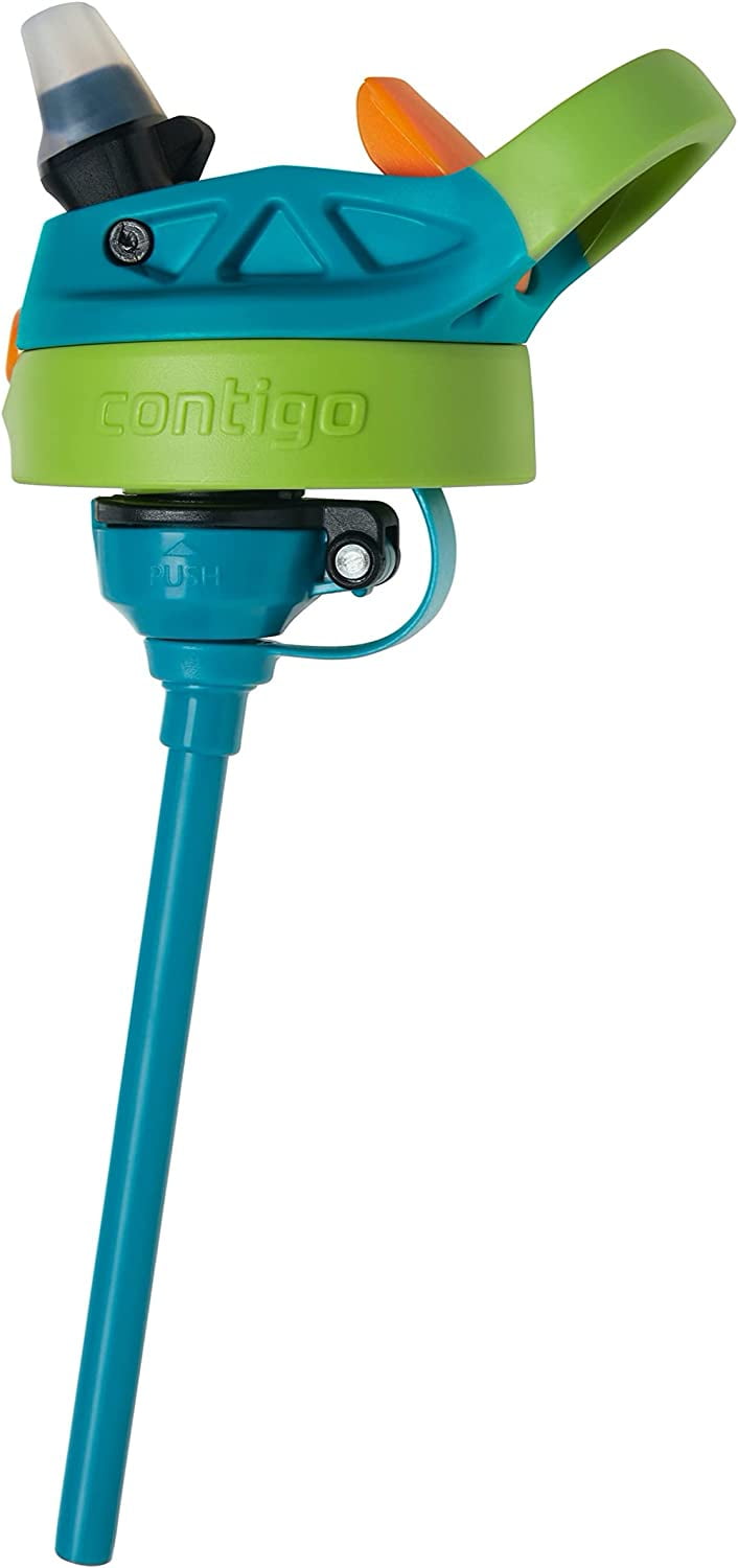 Contigo Kid's 20 oz. AutoSpout Straw Water Bottle - Juniper/Limelight - 2O70